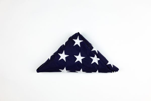 Cotton American Flag Folded