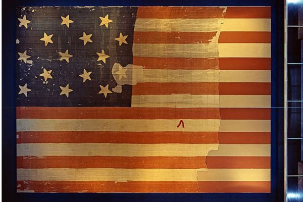 The star strangled banner falg