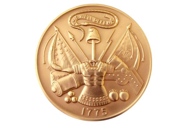 U.S. Army Slogan on a coin