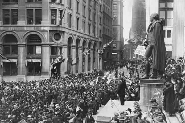 Armistice Day in 1918
